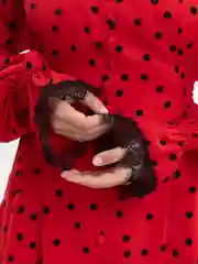 Алый платье женское с рюшами и воланами