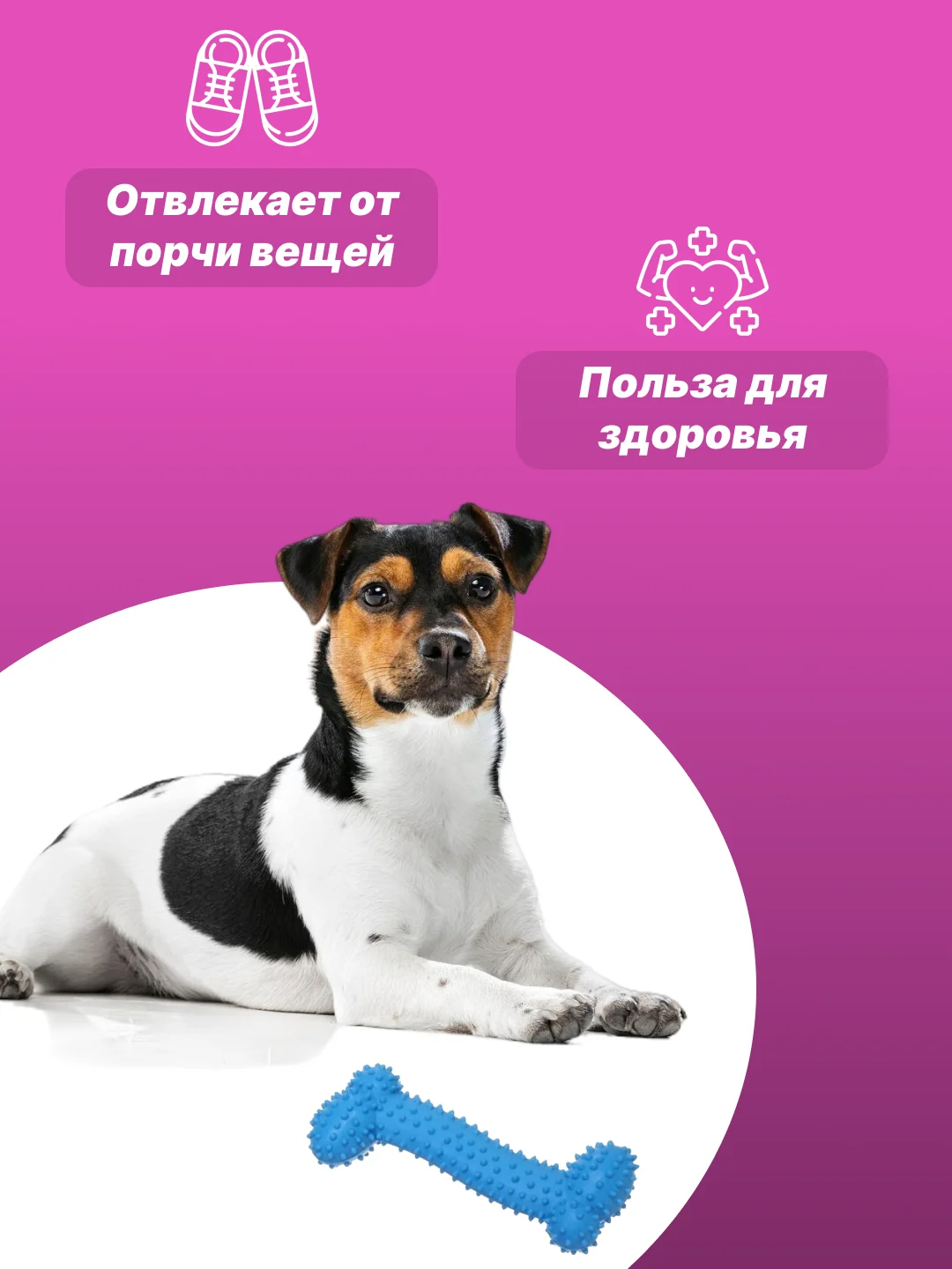 Светло-синий игрушка для собак: соска, кость, краб, рыбка