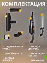 Ручной вертикальный пылесос Deerma DX115C