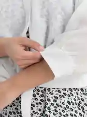 Белый женский комплект сарафан и рубашка