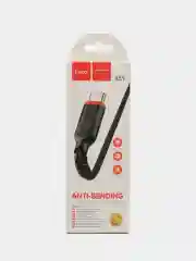 Кабель зарядный Type-C, Micro-USB, Lightning для iPhone и Android. Быстрая зарядка, Hoco
