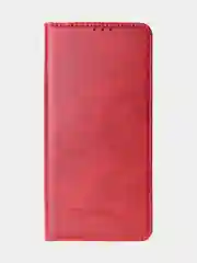 Коричневый чехол-книжка для Xiaomi Redmi Note 13 Pro (5G) / Poco X6 (5G) из высококачественной кожи