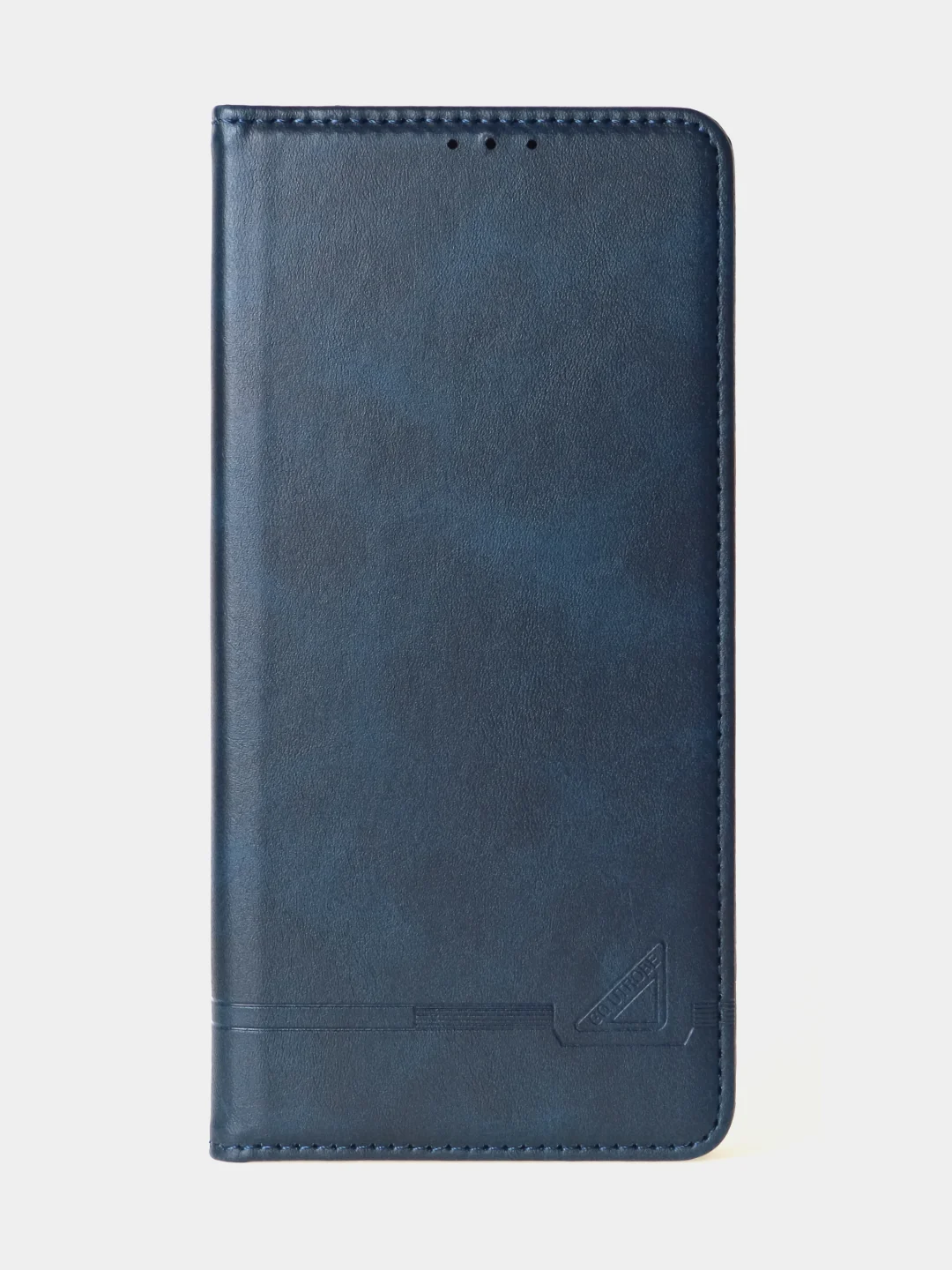 Синий чехол-книжка для Xiaomi Redmi Note 13 Pro (5G) / Poco X6 (5G) из высококачественной кожи