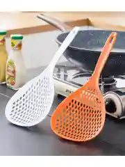 Белый шумовка дуршлаг для снятия пены, сито пластиковая, большая