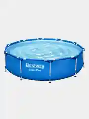 Синий каркасный бассейн Bestway Steel Pro 305 х 76 см / 366 х 76 см