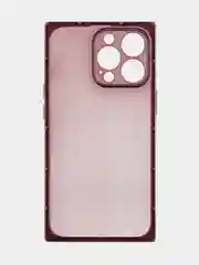 Прозрачный чехол для Apple iPhone 13 Pro силиконовый КАРТОФАН прозрачный прямоугольный, защита камер
