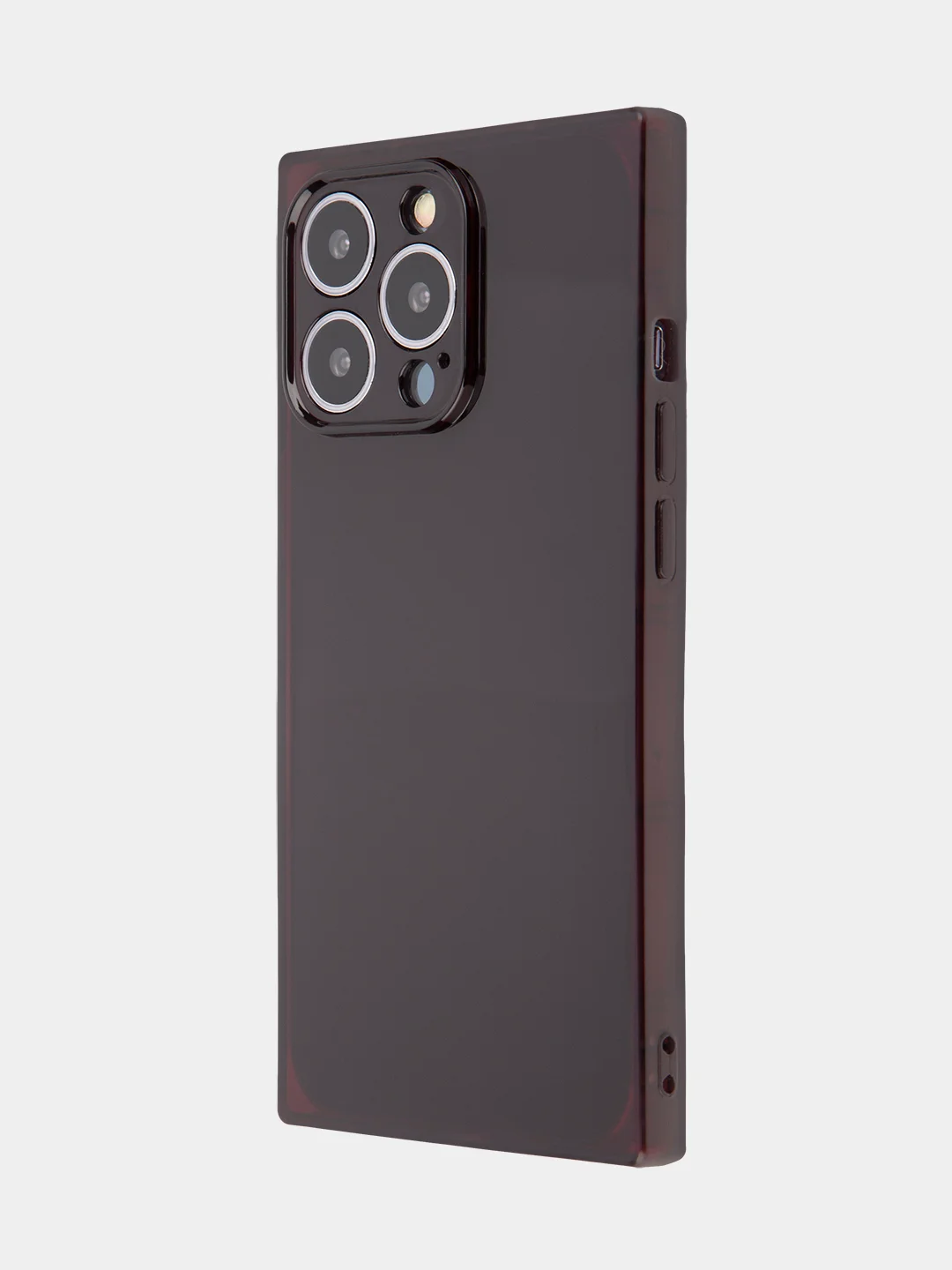 Прозрачный чехол для Apple iPhone 13 Pro силиконовый КАРТОФАН прозрачный прямоугольный, защита камер