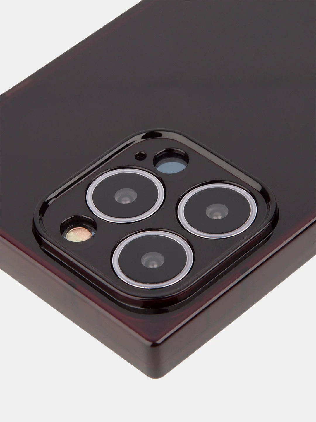 Прозрачный чехол для Apple iPhone 13 Pro силиконовый КАРТОФАН прозрачный прямоугольный, защита камер