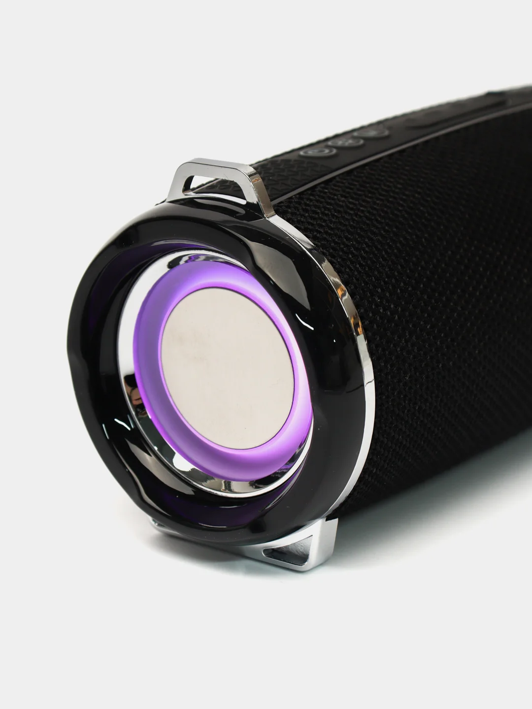 Черный портативная bluetooth колонка TG-192 светящаяся с супермощными динамиками