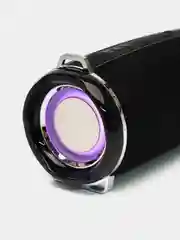 Черный портативная bluetooth колонка TG-192 светящаяся с супермощными динамиками