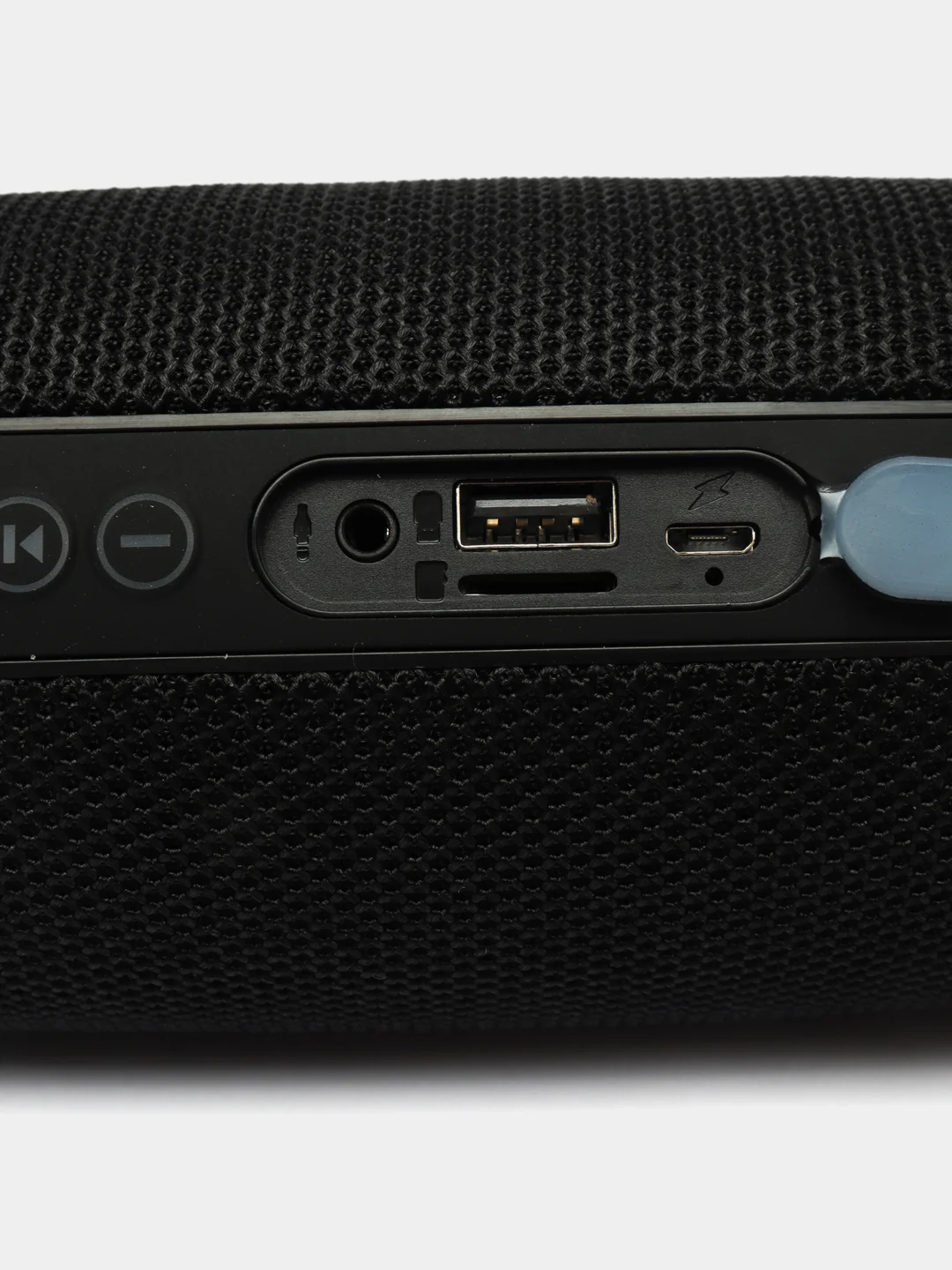 Черный портативная bluetooth колонка TG-192 светящаяся с супермощными динамиками