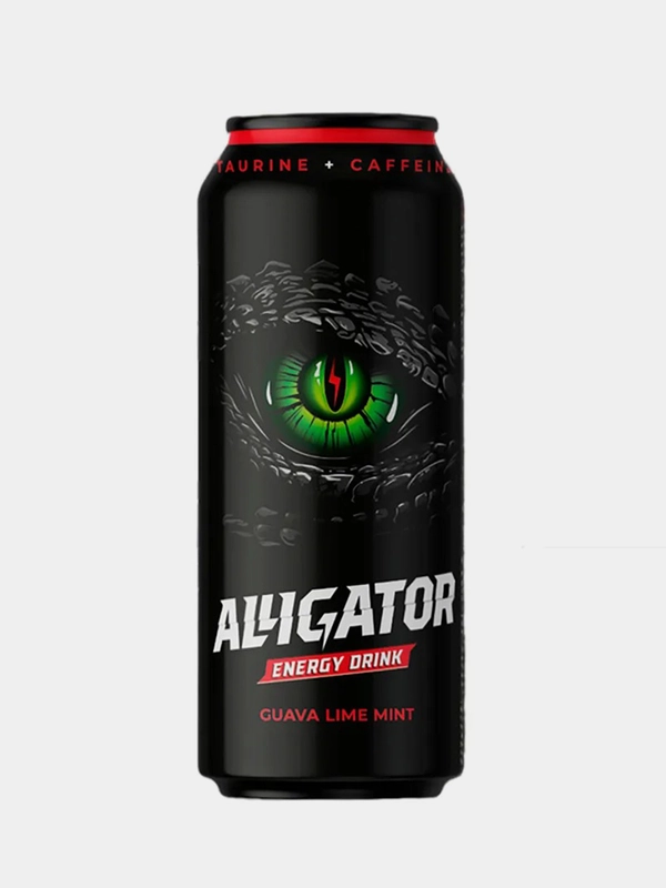 Энергетический напиток Alligator Гуава-Лайм-Мята, 450 мл