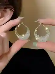 Женские винтажные серьги - кольца