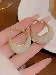 Женские винтажные серьги - кольца