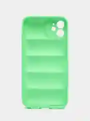 Зеленый чехол на iPhone (Айфон) 11, 13, 14, 15, 7, 8 Plus, XXS, XR, 12 Pro Max, Plus, силиконовый
