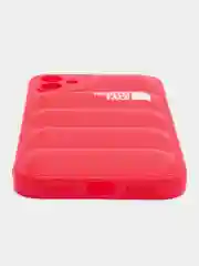 Красный чехол на iPhone (Айфон) 11, 13, 14, 15, 7, 8 Plus, XXS, XR, 12 Pro Max, Plus, силиконовый