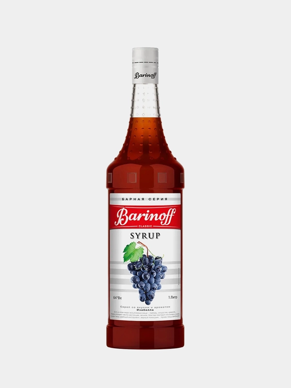Сироп Barinoff "Изабелла", для десертов и коктейлей, 1 л