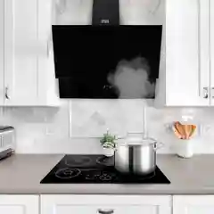 Вытяжка кухонная GFGRIL GF-HD200SB, 60 см, 2 стекла, 650 м3/h, 140 Вт, 3 скорости, черный