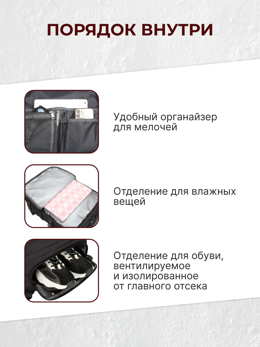 Черный рюкзак женский мужской спортивный городской туристический дорожный для путешествий