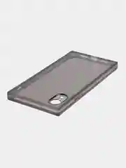 Черный чехол для Apple iPhone XR силиконовый КАРТОФАН прозрачный прямоугольный с защитой камер