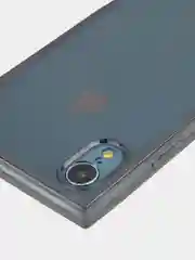 Черный чехол для Apple iPhone XR силиконовый КАРТОФАН прозрачный прямоугольный с защитой камер