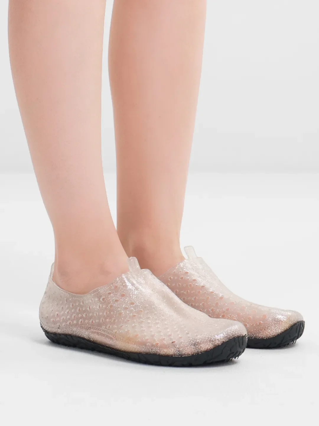 Серебряный аквашузы женские, размеры 36-40
