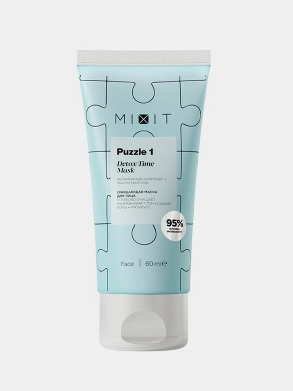 Маска для лица очищающая MIXIT Detox Time Mask, 60 мл