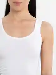 Белый женская бесшовная майка