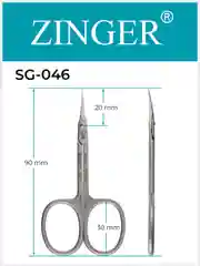 Ножницы Zinger SG-046C HD SH-Salon box2 для кожи кутикулы и ногтей
