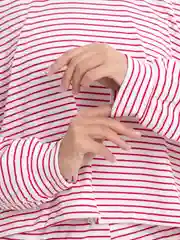 Фуксия костюм женский в полоску