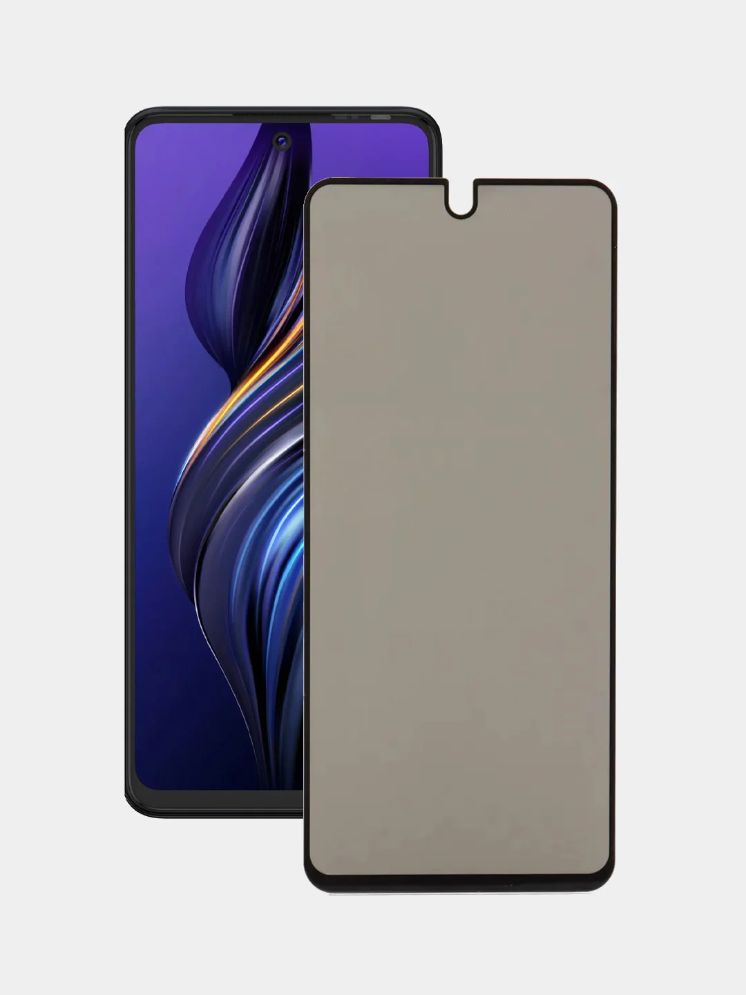Защитное стекло антишпион для Tecno Pova 3 / Pova 2 (Техно Пова 3 / Пова 2 )