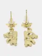 Серьги мишки стразы блестящие