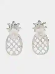 Серебряный серьги маленькие ананасы