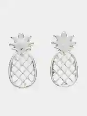 Серебряный серьги маленькие ананасы