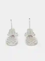 Серебряный серьги маленькие ананасы