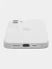 Белый силиконовый чехол для iPhone X 11 12 13 14 15 Pro Max