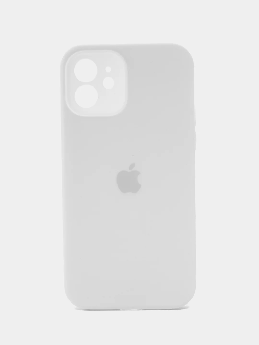 Белый силиконовый чехол для iPhone X 11 12 13 14 15 Pro Max
