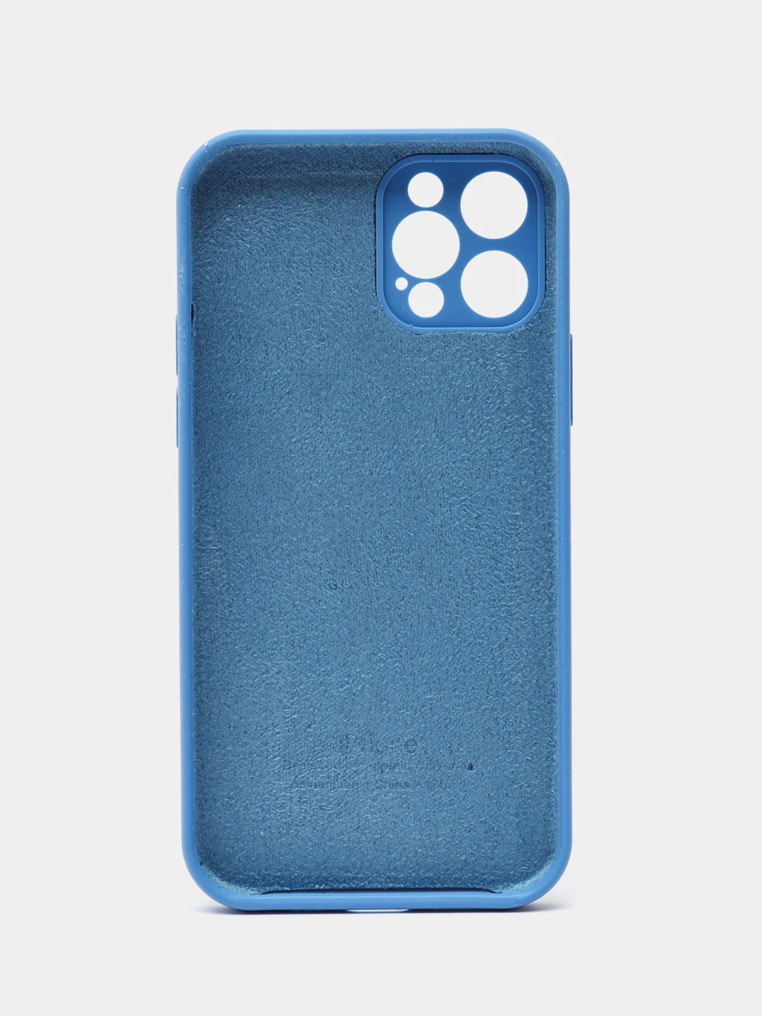 Синий силиконовый чехол для iPhone X 11 12 13 14 15 Pro Max