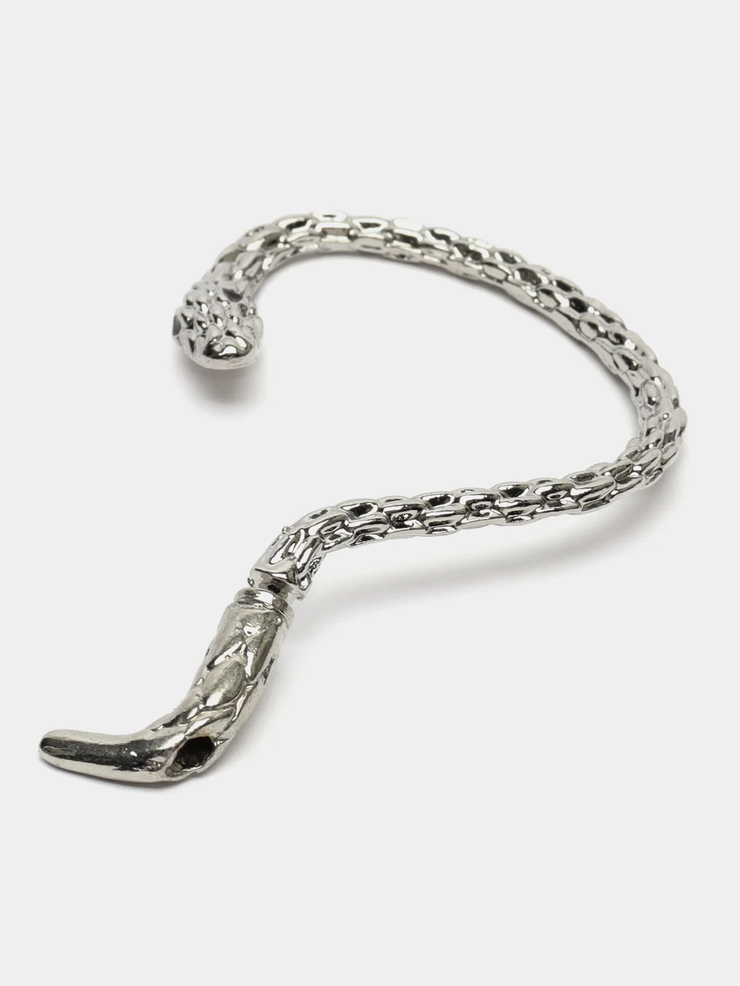 Серый серьга женская кафф, змея