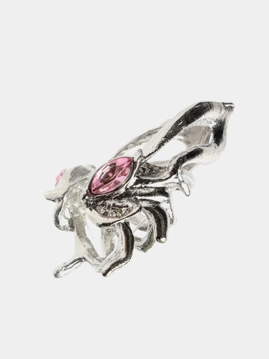 Серебряный серьга кафф