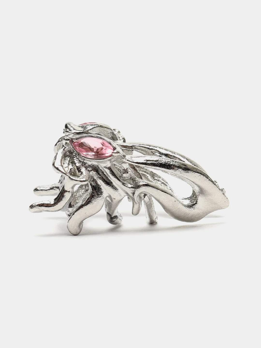 Серый серьга кафф