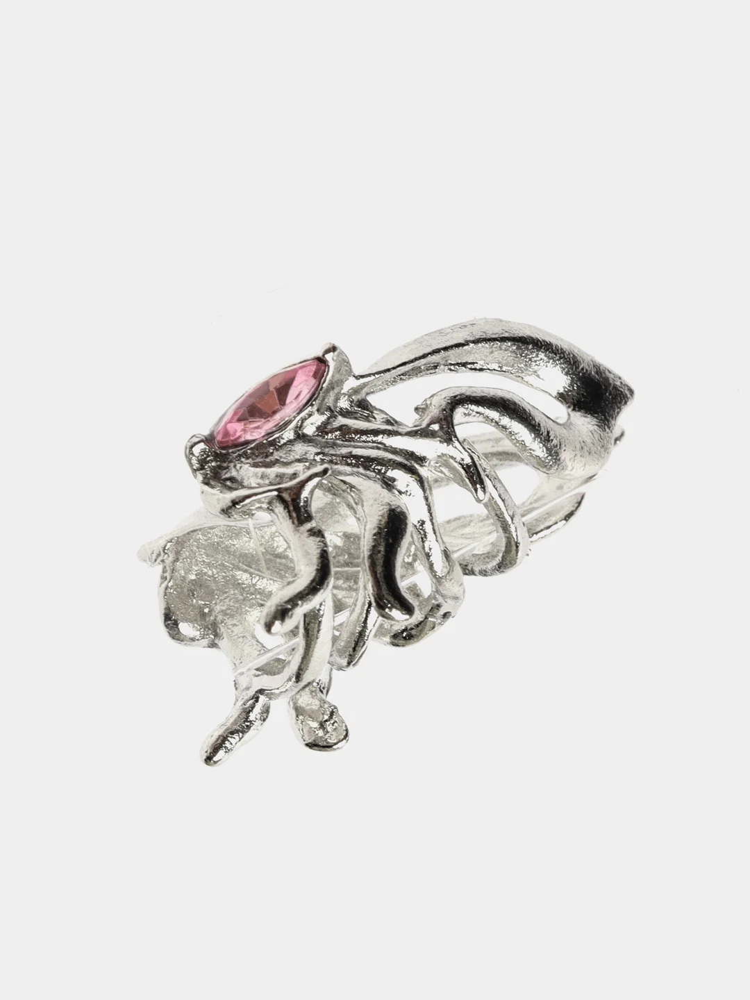 Серый серьга кафф