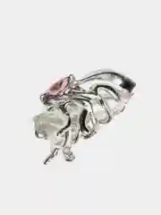 Серый серьга кафф