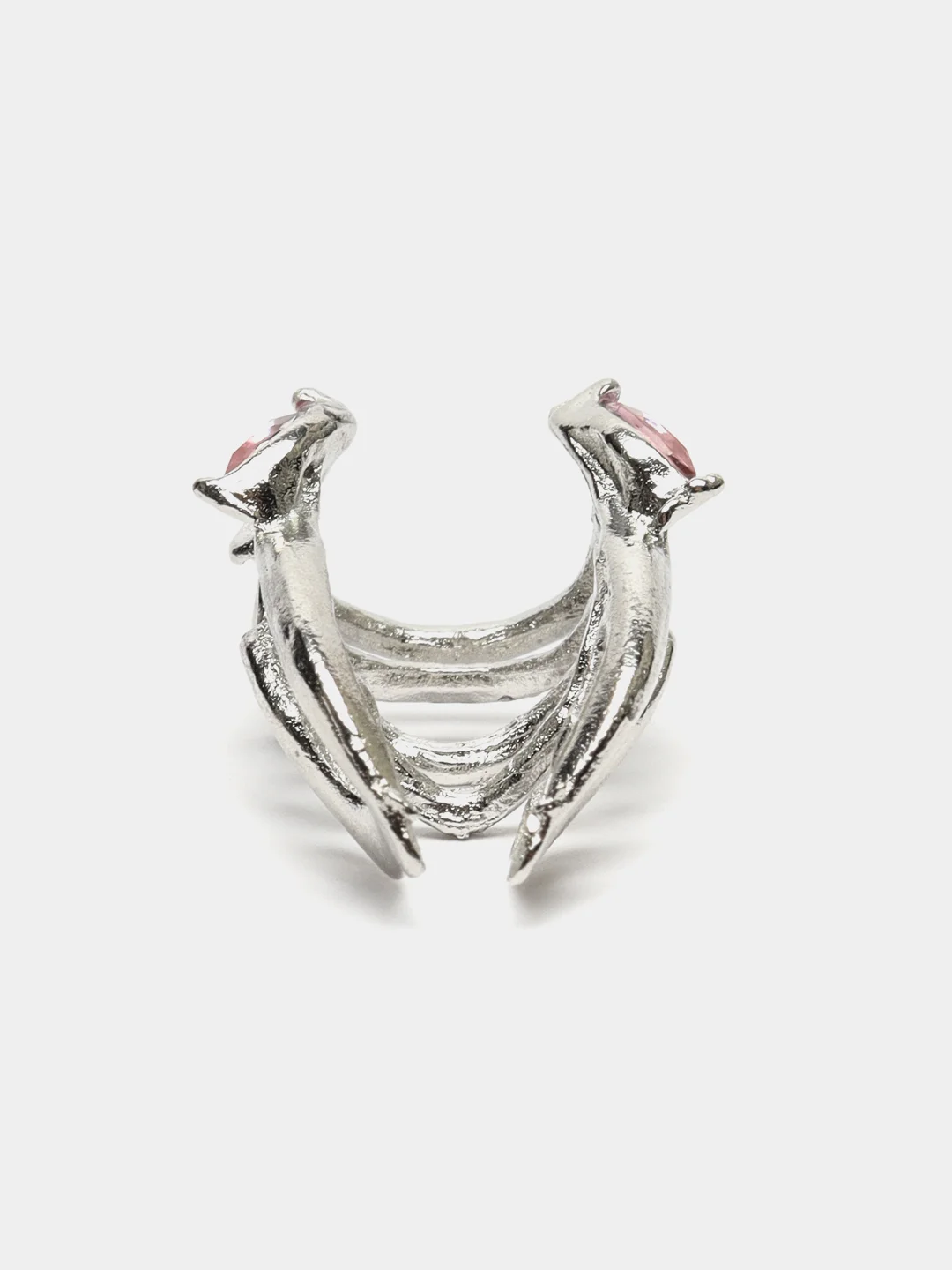 Серый серьга кафф