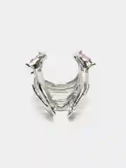Серый серьга кафф
