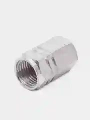 Серебряный колпачки для колес на ниппель, 4 шт, металлические