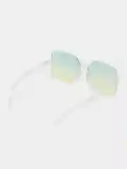 Бирюзовый очки солнцезащитные женские леопардовые