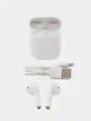 Белый беспроводные наушники i15 pods, bluetooth, с микрофоном