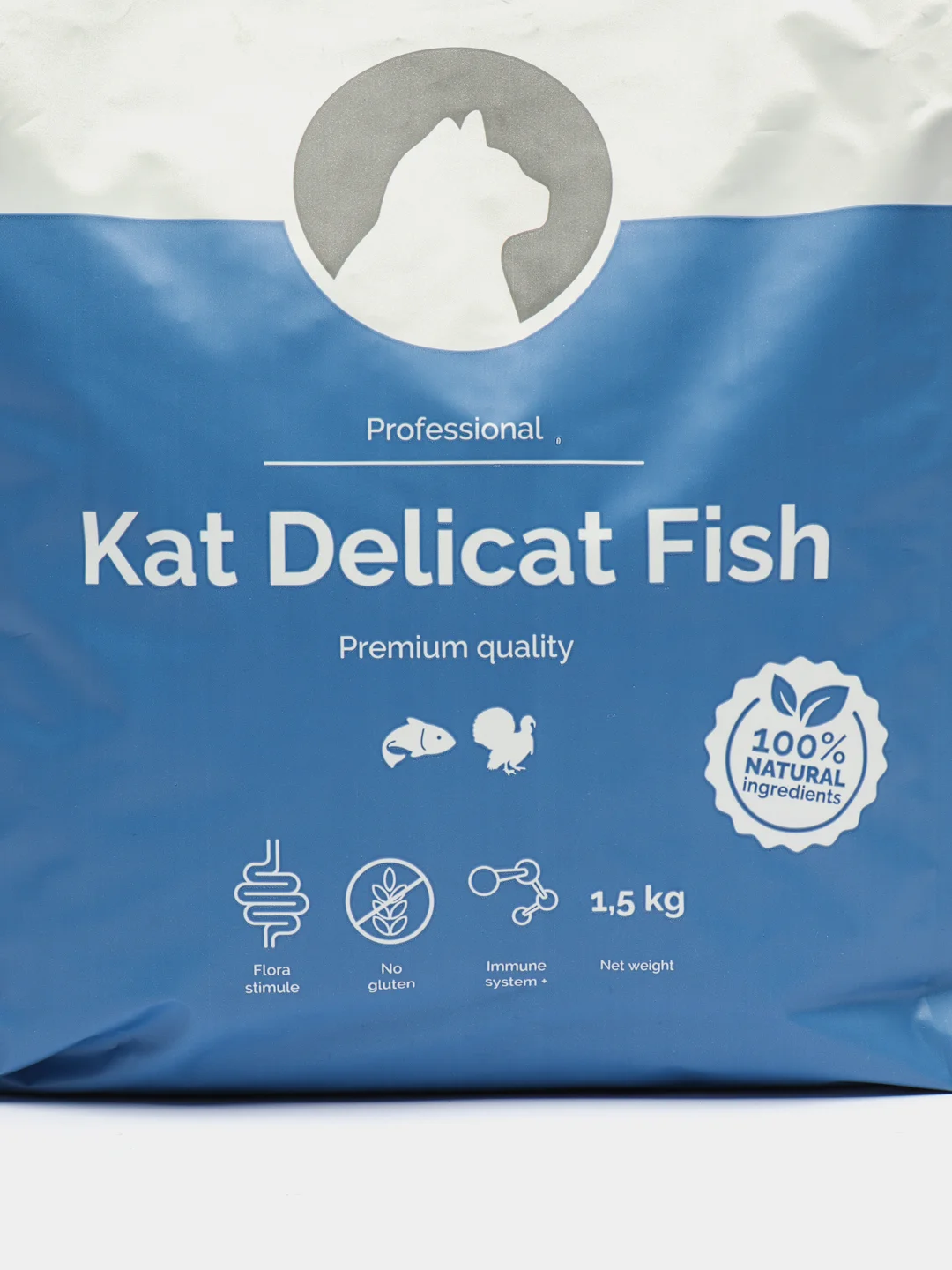 Сухой корм D-CaDo Delicate Fish для взрослых кошек с атлантической рыбой и индейкой 10кг