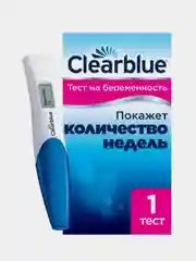 Тест цифровой для определения беременности Clearblue, с индикатором срока, 1 тест
